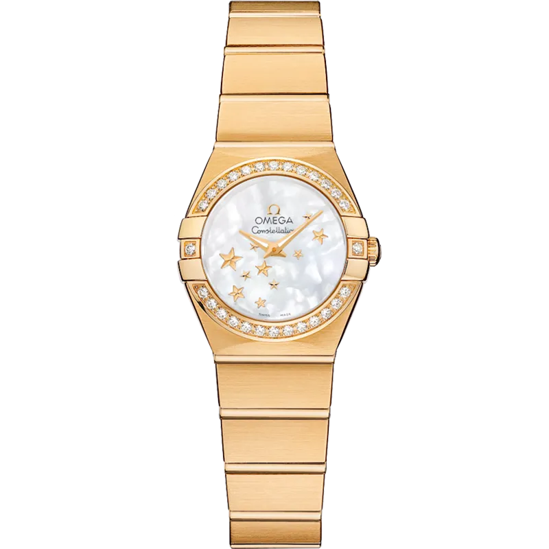 Omega Constellation 24 mm, yellow gold on yellow gold