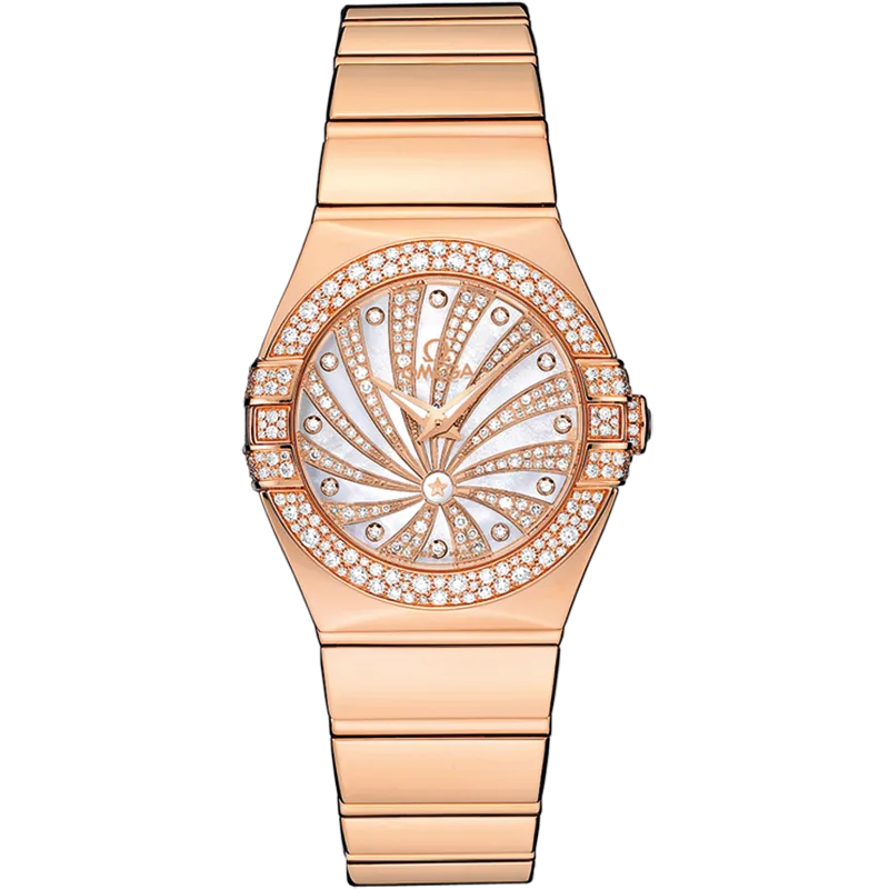 Omega Constellation 27 mm, red gold on red gold