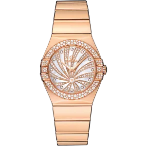 Omega Constellation 27 mm, red gold on red gold