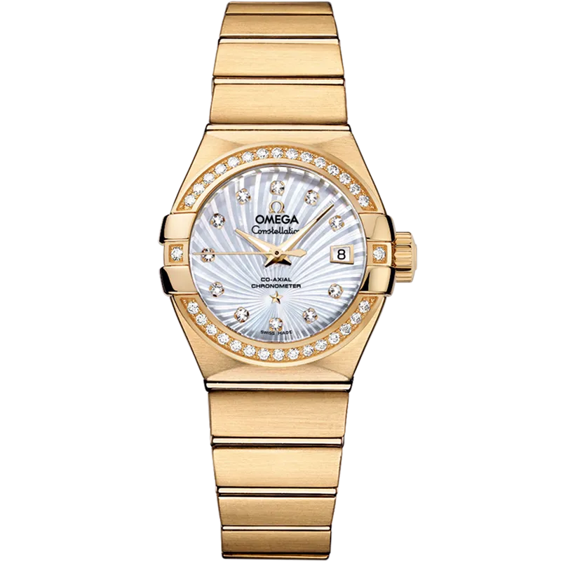 Omega Constellation 27 mm, yellow gold on yellow gold