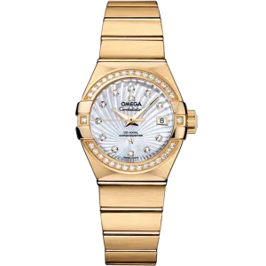 Omega Constellation 27 mm, yellow gold on yellow gold