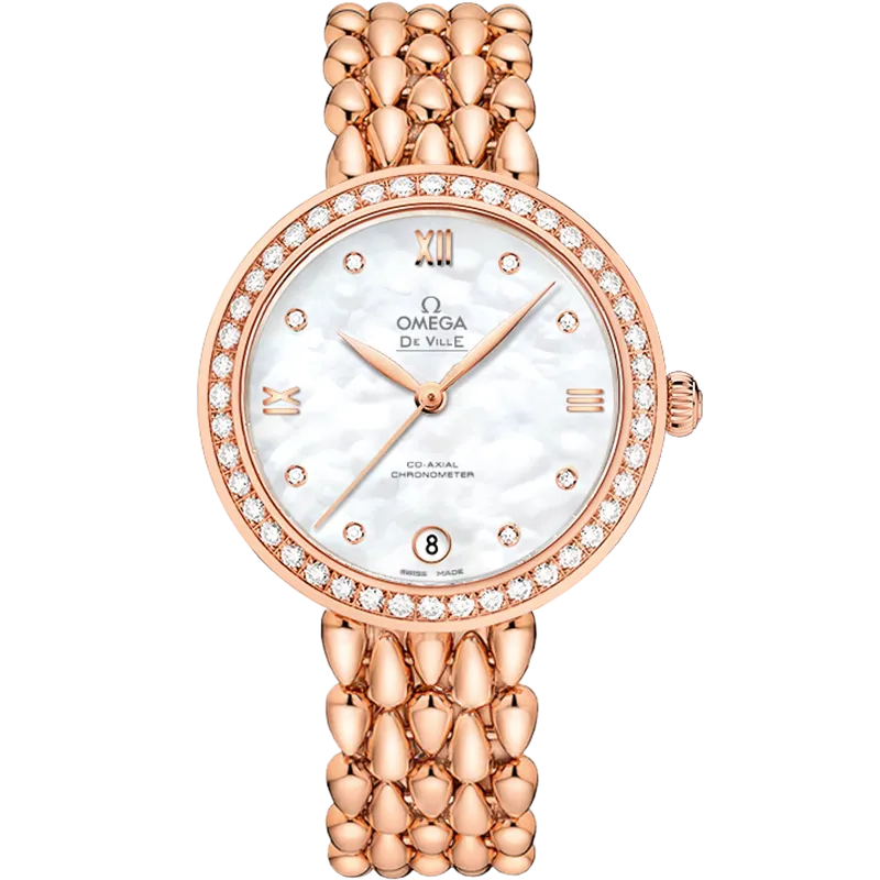 Omega De Ville Prestige 32.7 mm, red gold on red gold