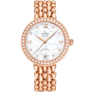 Omega De Ville Prestige 32.7 mm, red gold on red gold