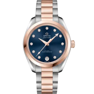 Omega Seamaster Aqua Terra 150M 34 mm, steel - Sedna™ gold on steel - Sedna™ gold