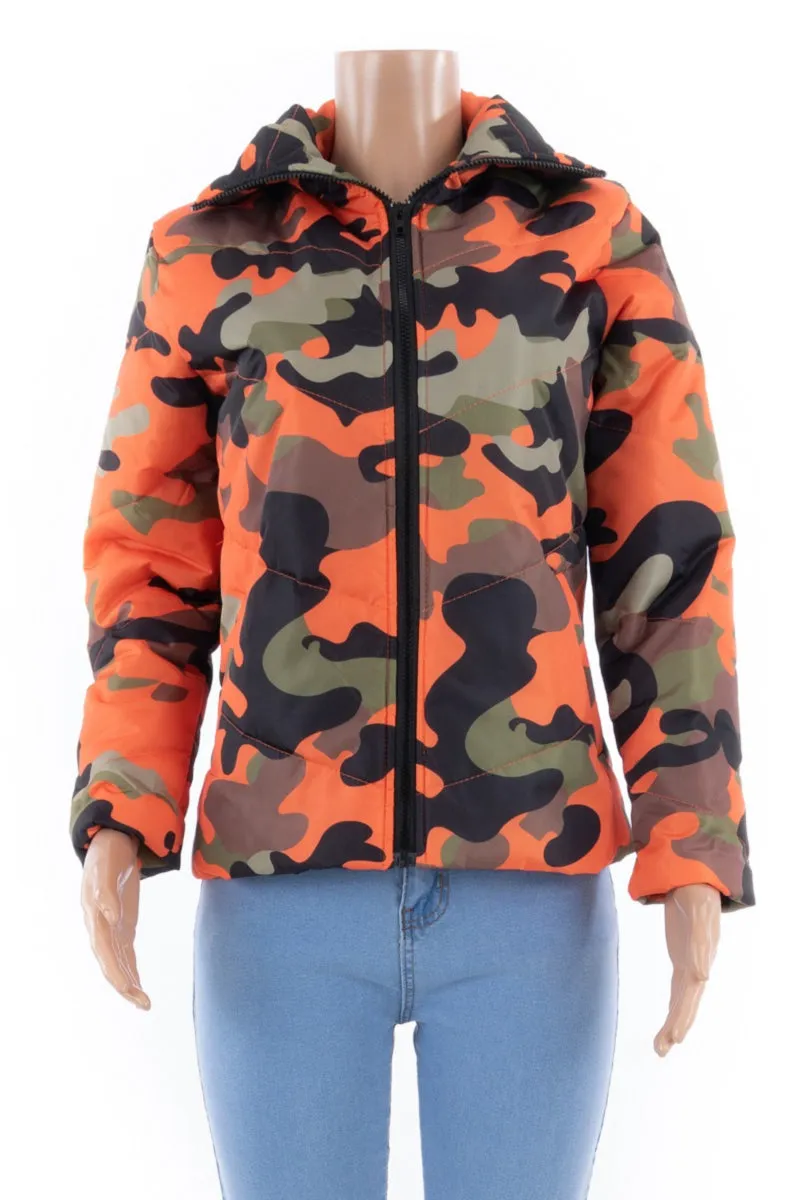 Orange Camo Jacket