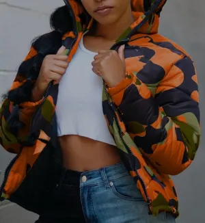 Orange Camo Jacket