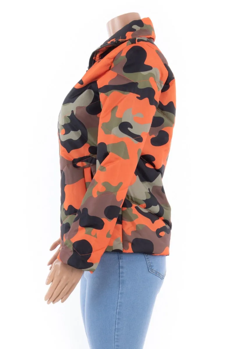 Orange Camo Jacket