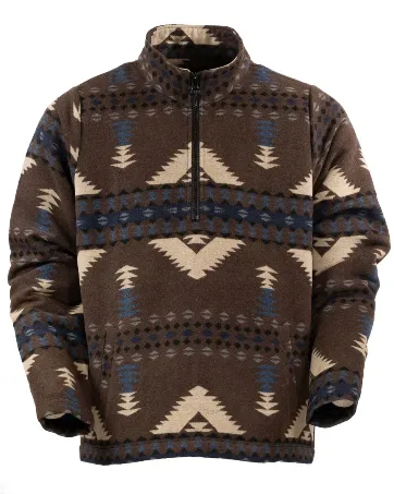 OUTBACK MEN’S CHARLIE HENLEY 48736BRN