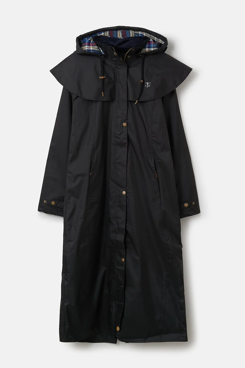 Outback Womens Full Length Waterproof Raincoat - Black