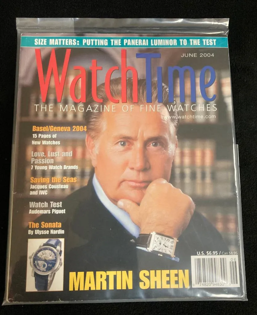 Owned & Loved By Martin Sheen - Magazine Worn Gevril Avenue of Americas Massive Mens 18K Rose Gold Annual Calendar Moonphase Watch
