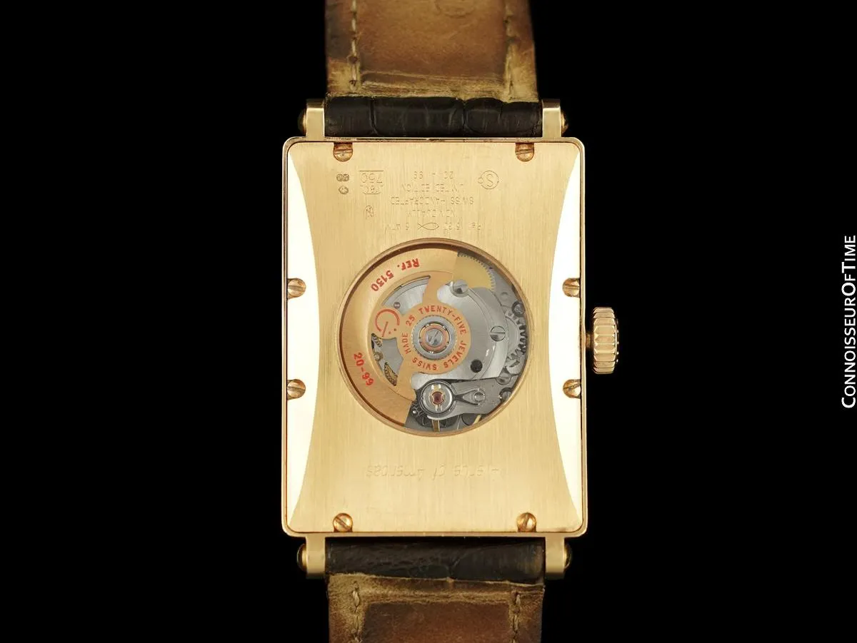 Owned & Loved By Martin Sheen - Magazine Worn Gevril Avenue of Americas Massive Mens 18K Rose Gold Annual Calendar Moonphase Watch