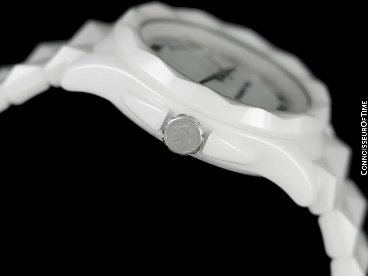 OWNED & WORN BY SIEGFRIED & ROY - Karl Lagerfeld Large Unisex / Men’s White Ceramic Watch