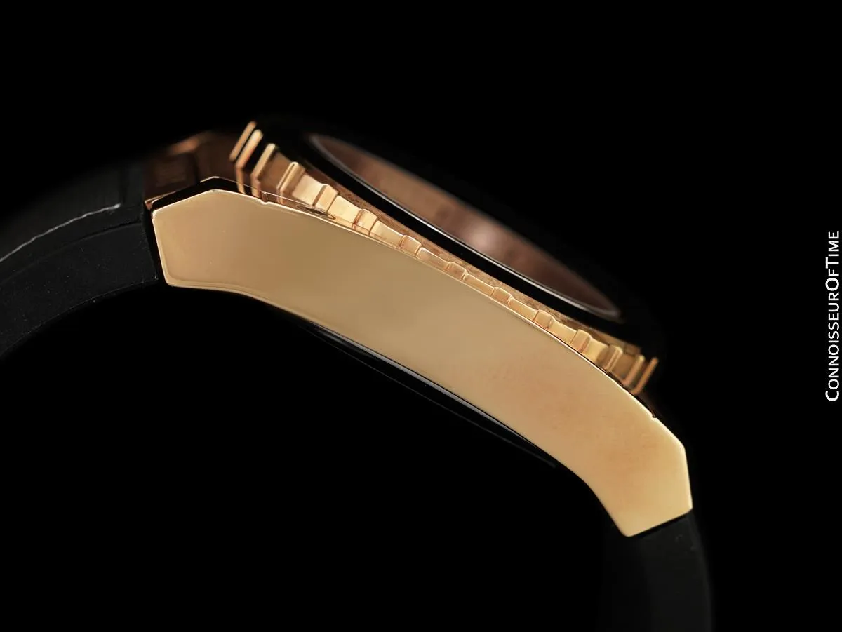 OWNED BY MARTIN SHEEN - Savoy Icon Extreme Massive Mens Rose Gold Tone Diver's Watch