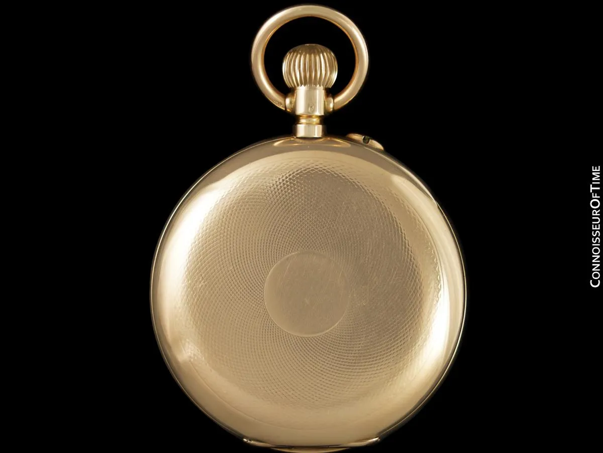 Owned By Siegfried & Roy - 1910's Bruder Klumak Antique Mens High Grade Pocket Watch - 14K Gold
