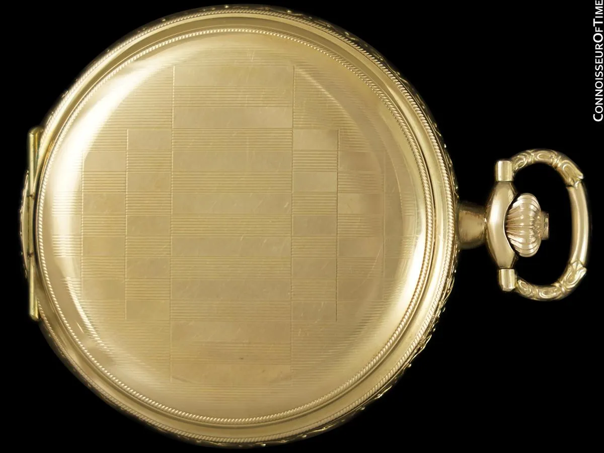 Owned By Siegfried & Roy - 1930's Favor Antique Mens Pocket Watch - 18K Gold Plated