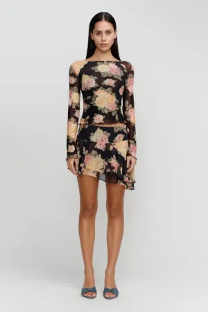 OWNLEY - DENISE BACKLESS TOP - VINTAGE ROSES