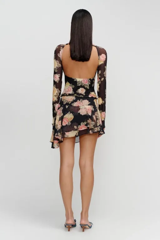 OWNLEY - DENISE BACKLESS TOP - VINTAGE ROSES
