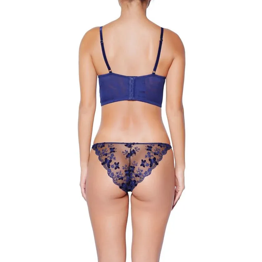 Papilon Bustier In Navy - Huit