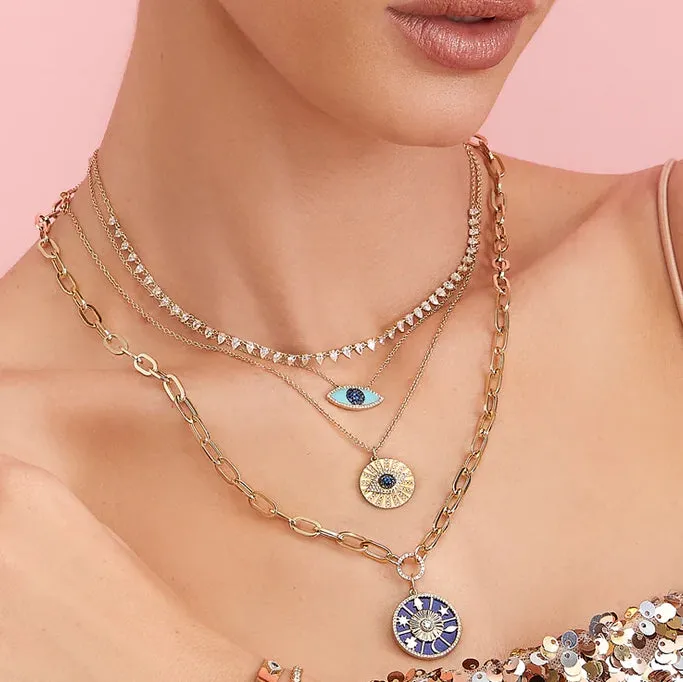 Pear Shape Diamond Choker