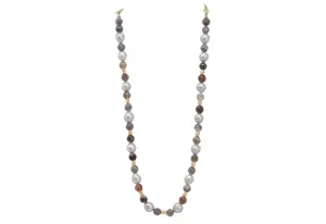 Pearl and Agate Beaded Necklace