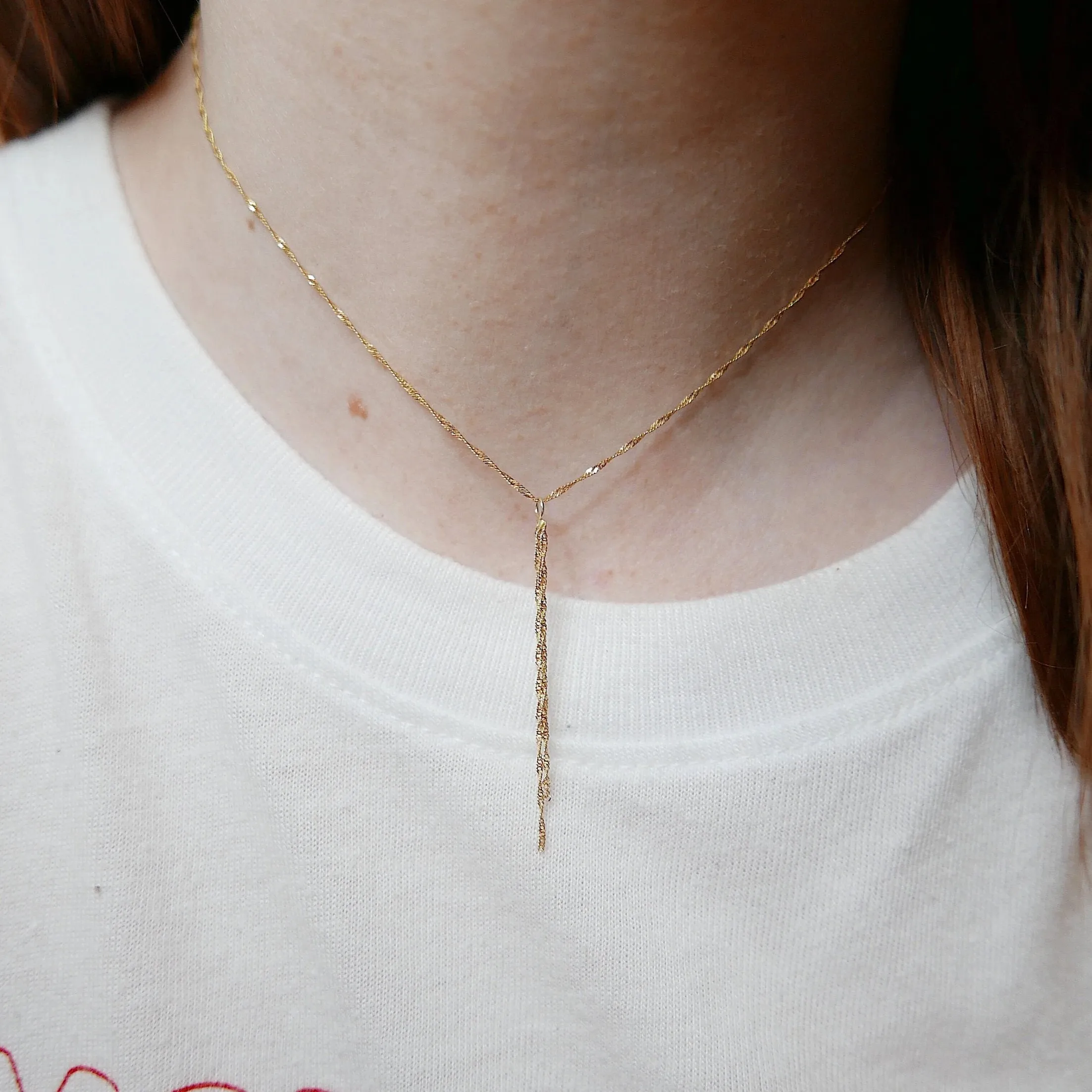 Pirouette Fringe Necklace