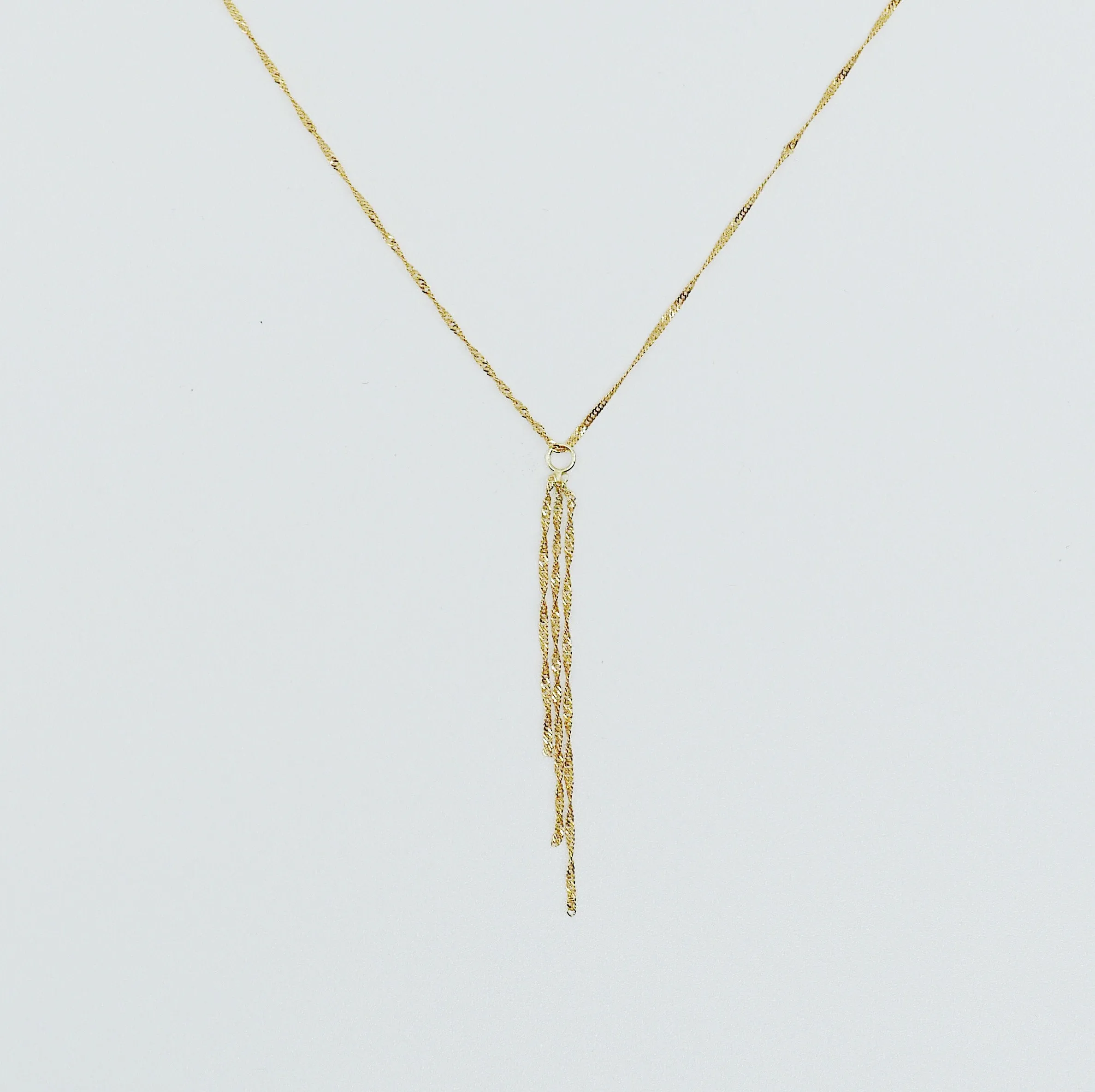 Pirouette Fringe Necklace