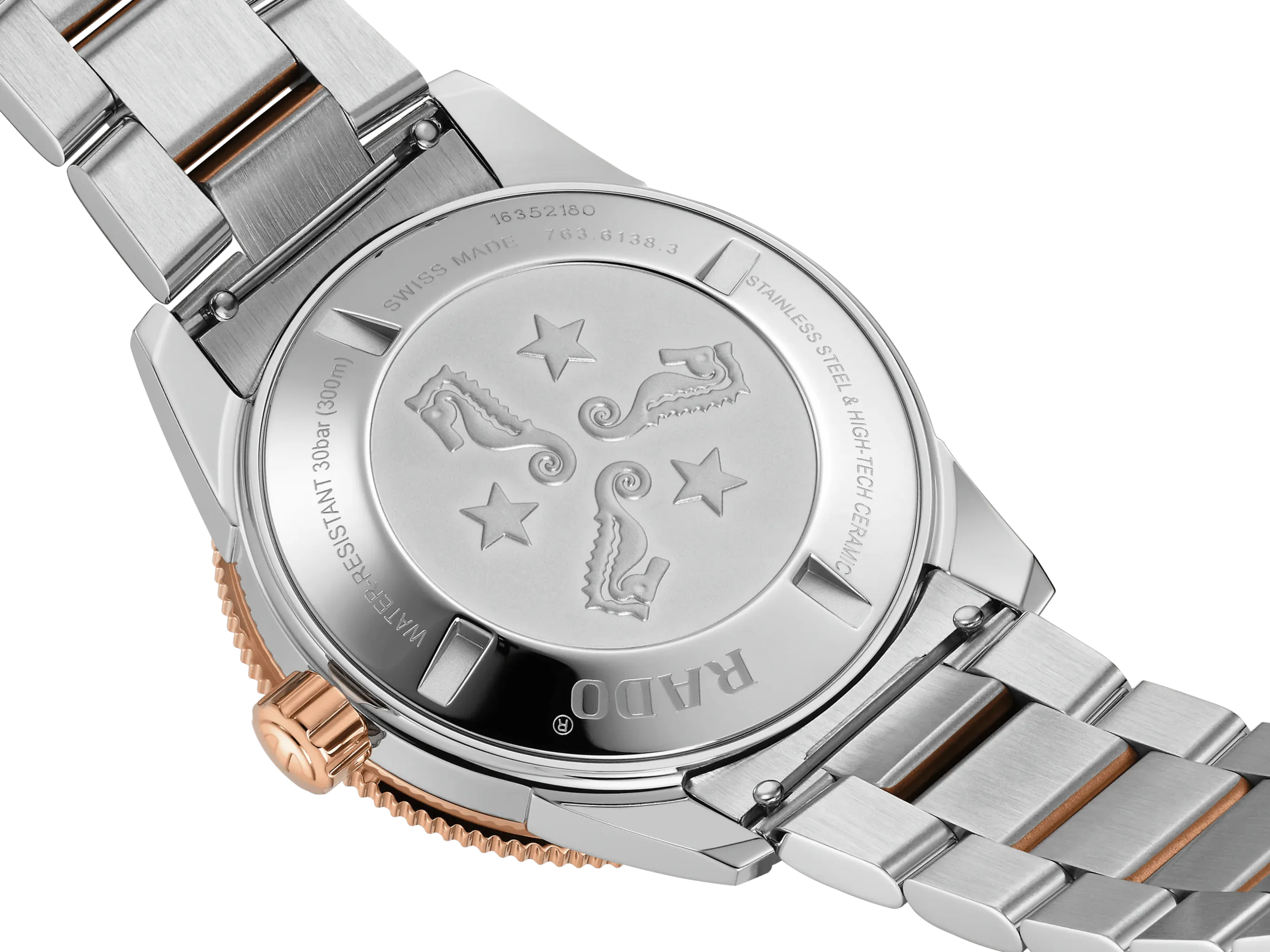 RADO Captain Cook Automatic 42mm Rose Gold-Blue Men's Watch R32137203