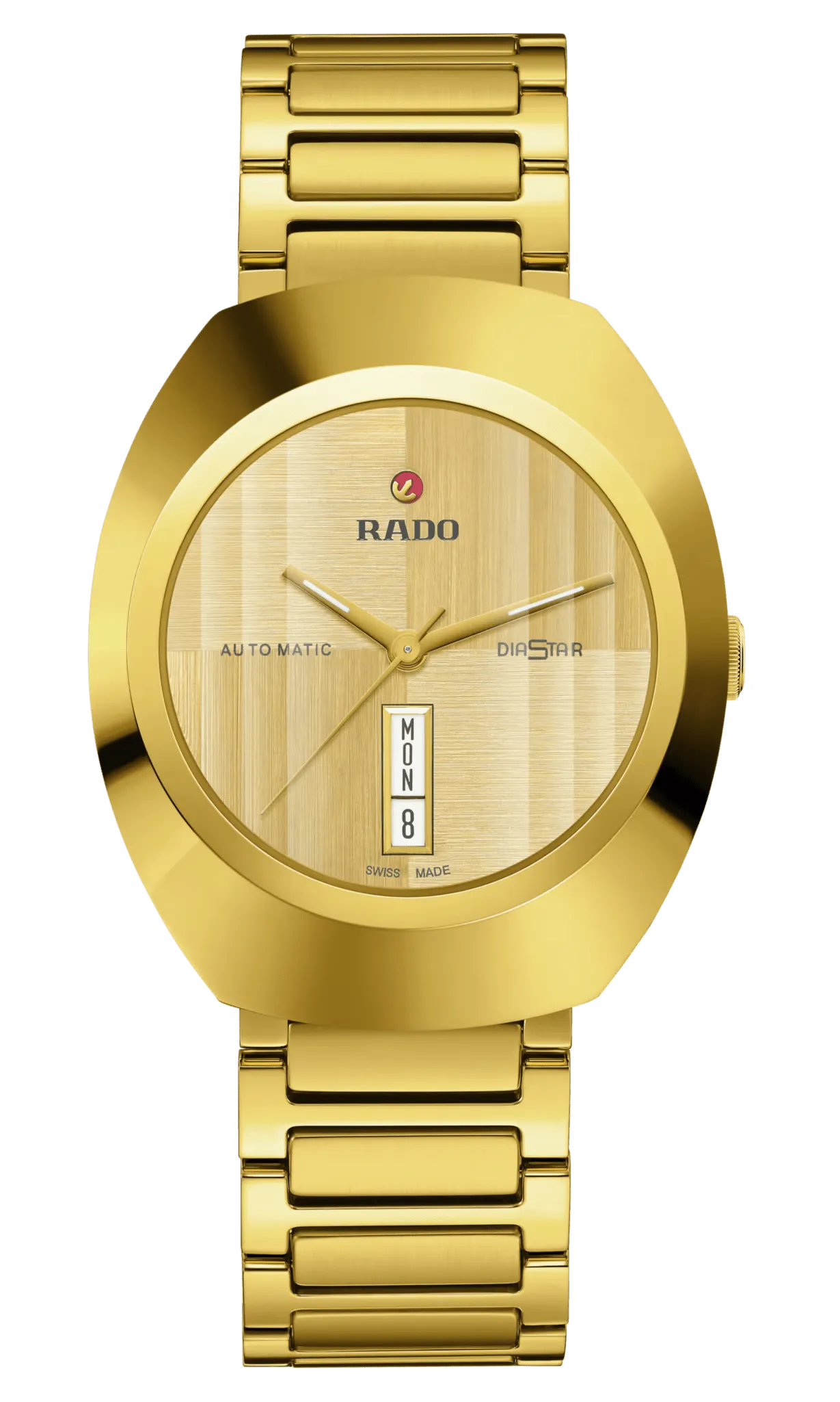 Rado DiaStar Original 38mm Yellow Gold PVD Men's Watch R12161253