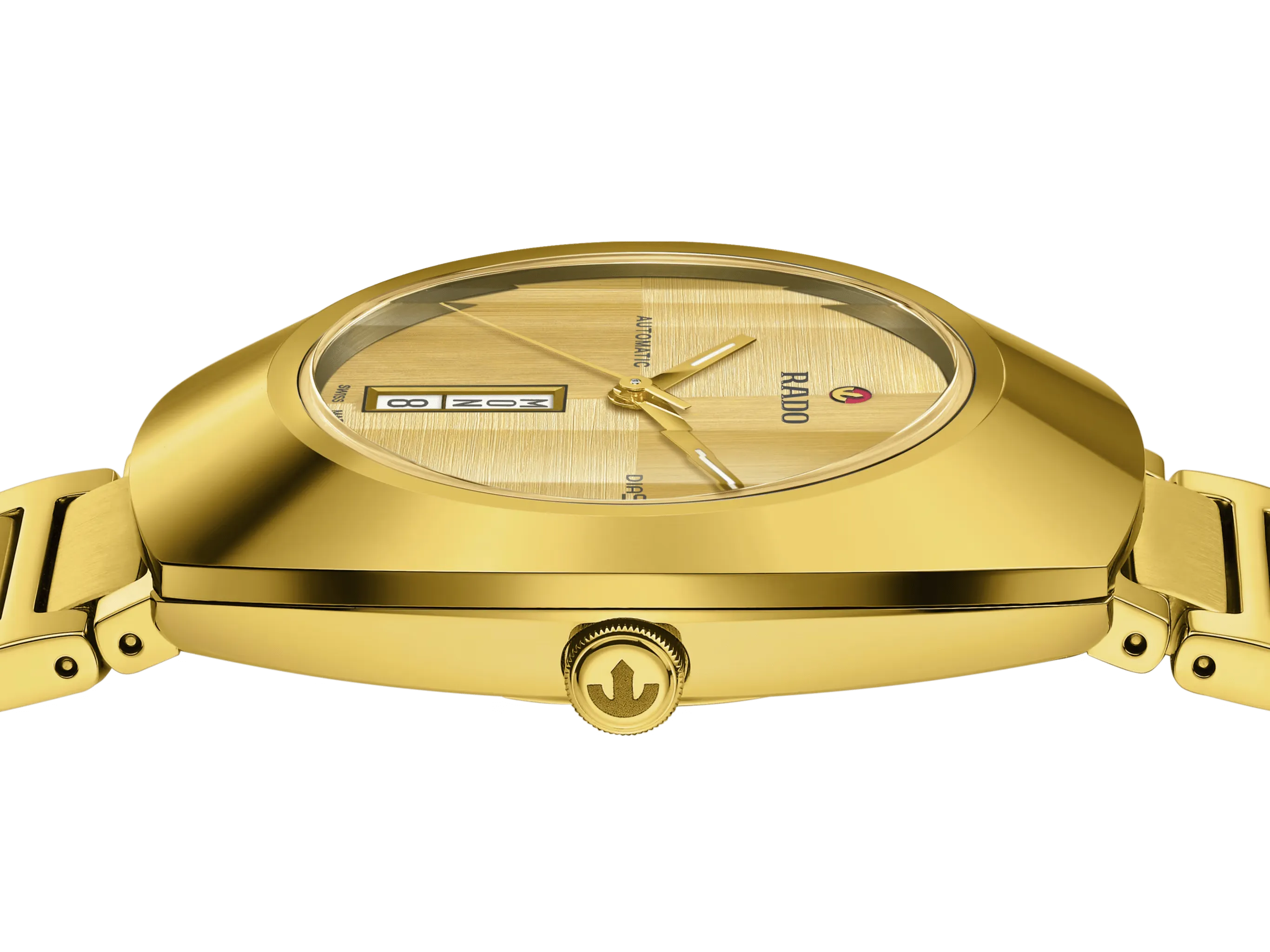 Rado DiaStar Original 38mm Yellow Gold PVD Men's Watch R12161253