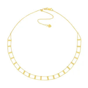 Railroad Pattern Adjustable Choker
