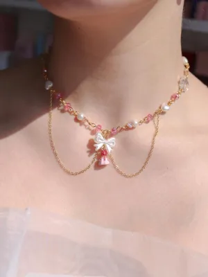 Rasberry Tart Design Choker Necklace