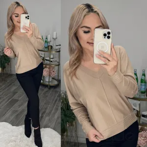 RAVEN CAMEL SWEATER