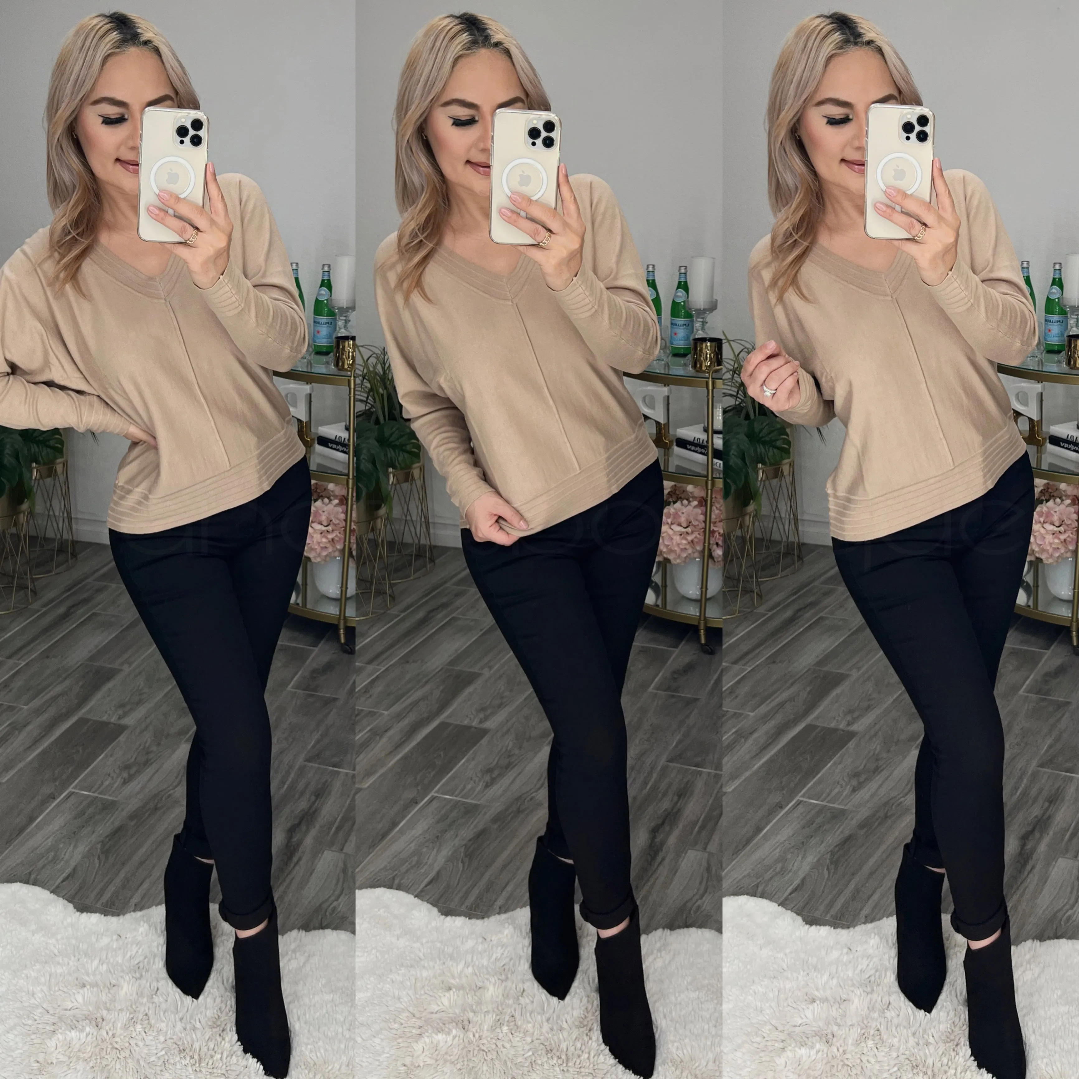 RAVEN CAMEL SWEATER