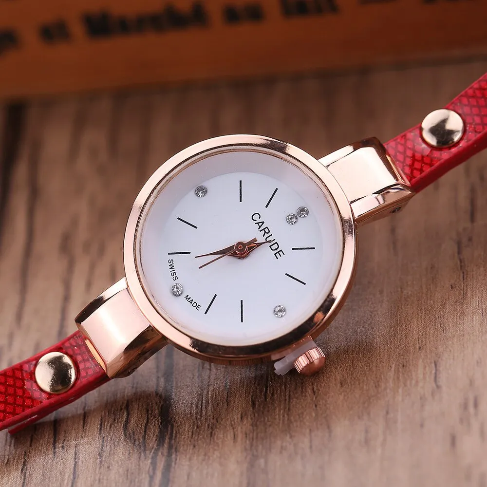 Rhinestone Watch & Bracelet Set