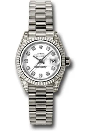 Rolex 18k ladies president model # 179239 wdp