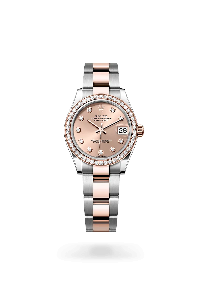 Rolex Datejust 31 in Everose Rolesor - combination of Oystersteel and Everose gold, M278381RBR-0023 | Walters & Hogsett