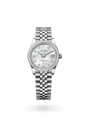Rolex Datejust 31 in White Rolesor - combination of Oystersteel and white gold, M278384RBR-0008 | Walters & Hogsett