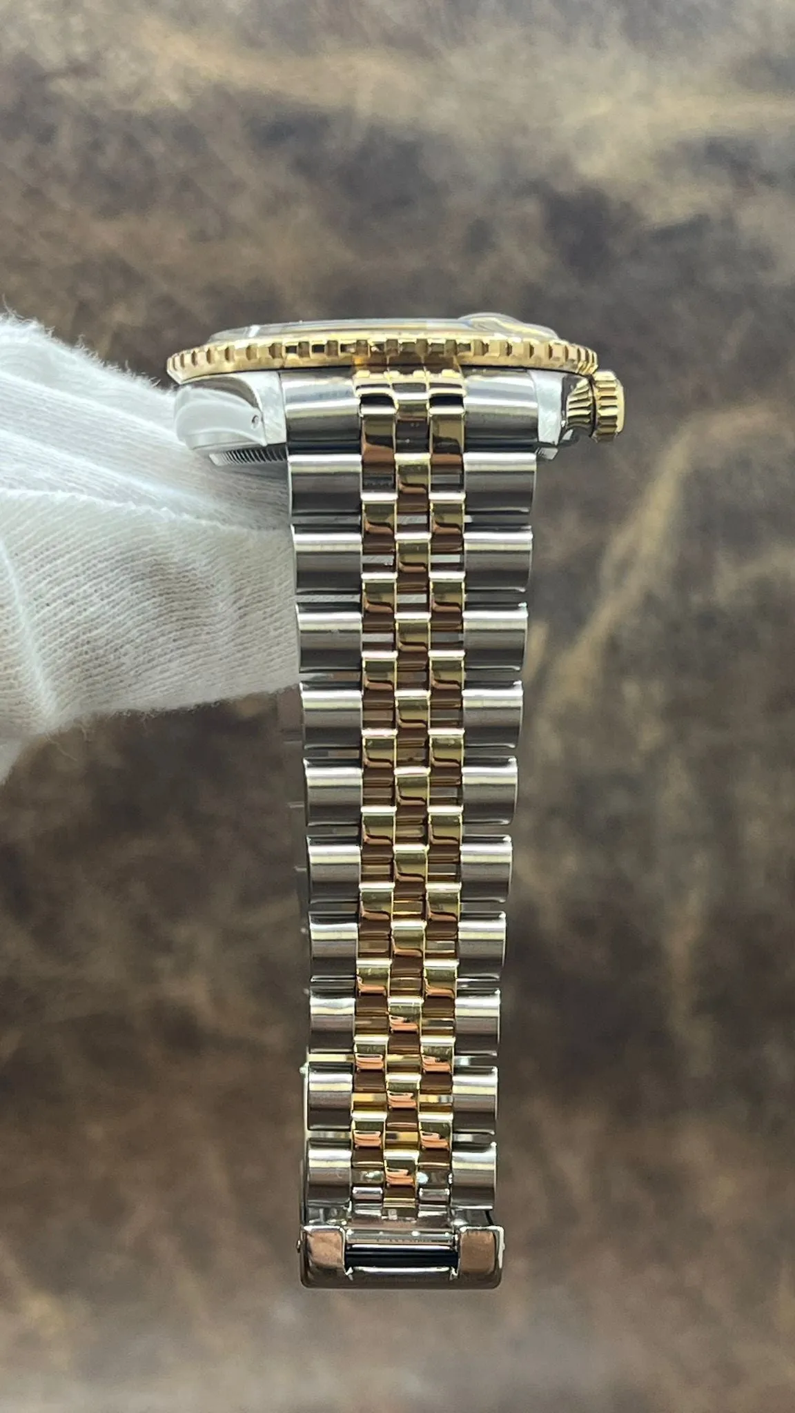 Rolex Datejust Turn-o-graph 36mm 16253 Champagne Dial Automatic Watch