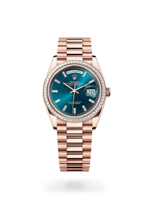 Rolex Day-Date 36 in 18 kt Everose gold, M128395TBR-0032 | Walters & Hogsett