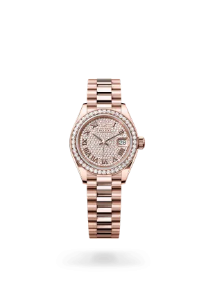 Rolex Lady-Datejust in 18 kt Everose gold, M279135RBR-0021 | Walters & Hogsett