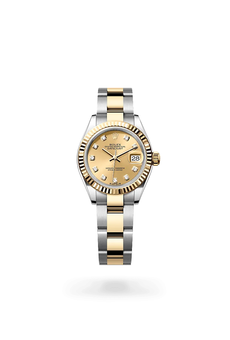Rolex Lady-Datejust in Yellow Rolesor - combination of Oystersteel and yellow gold, M279173-0012 | Walters & Hogsett