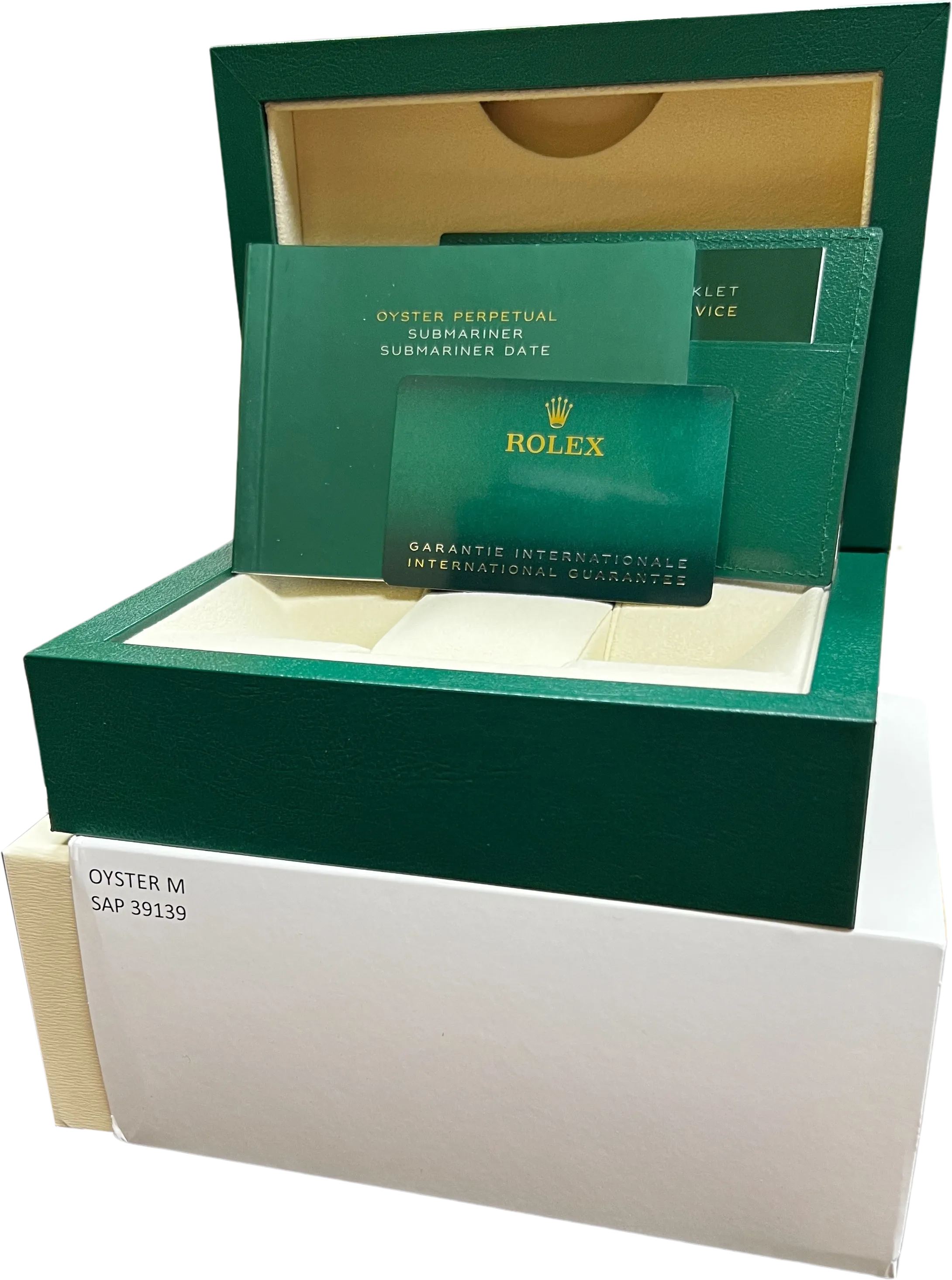 Rolex NEW CARD Submariner Date 126619 LB 41mm 18K White Gold Dive Blue Watch BOX