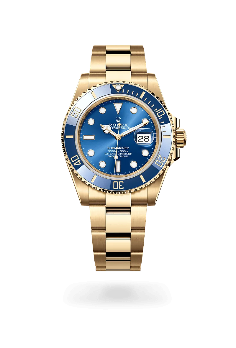 Rolex Submariner Date in 18 kt yellow gold, M126618LB-0002 | Walters & Hogsett