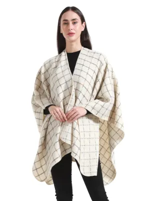 Ruana Pueblo Wrap- Beige
