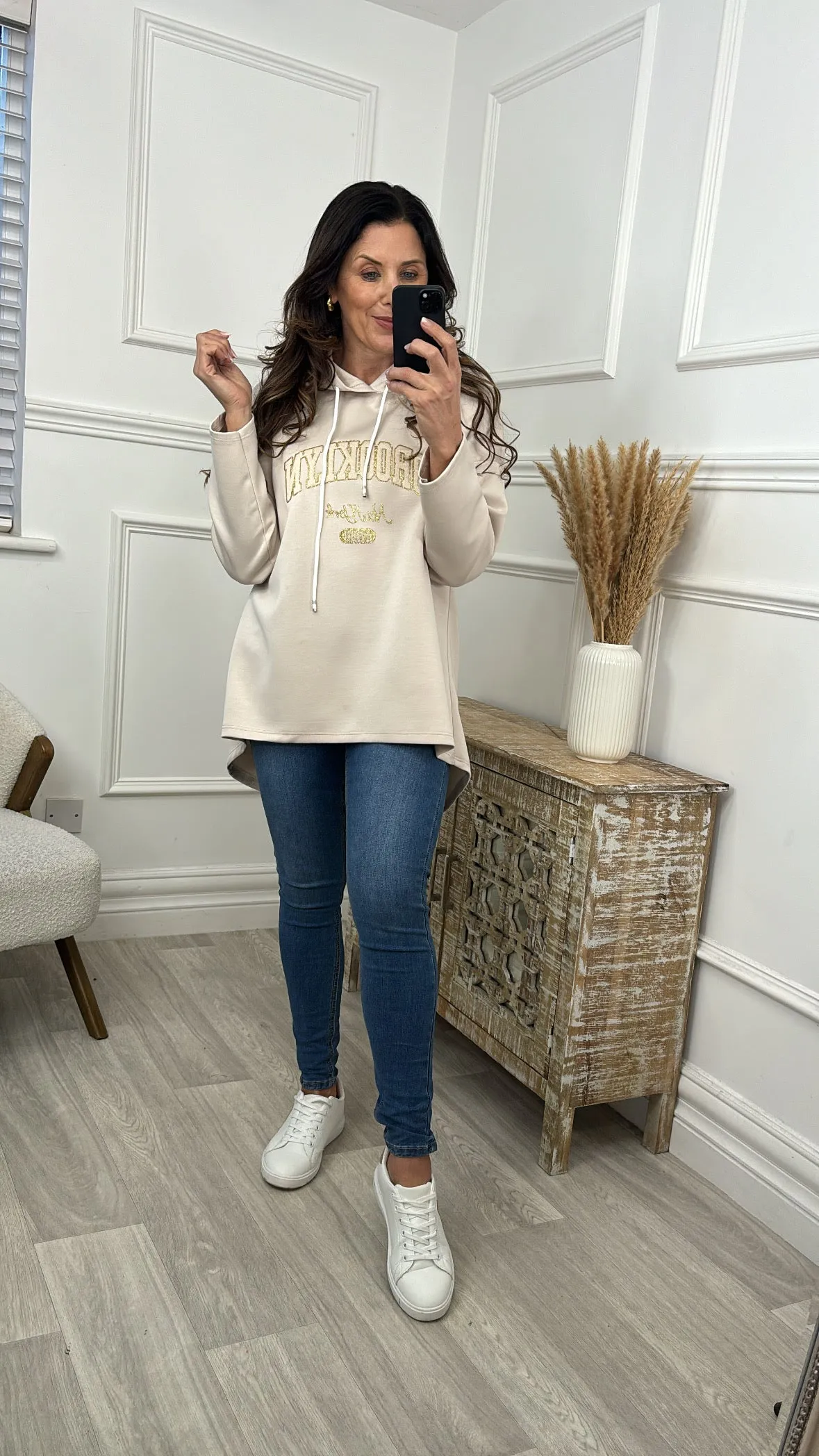 Sasha Beige BROOKLYN Hoodie