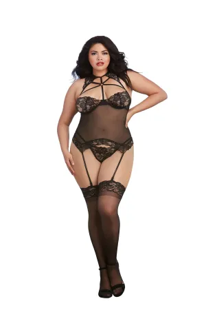 Scalloped Bustier 2 Piece Set