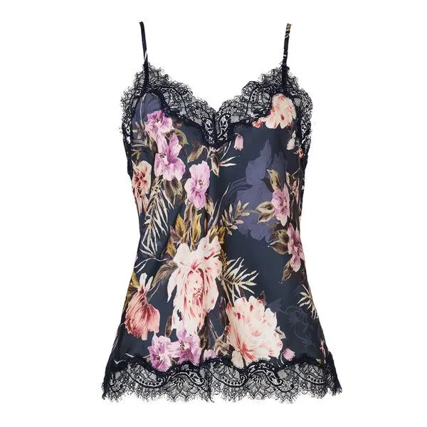 Scarlett Camisole - Navy Floral