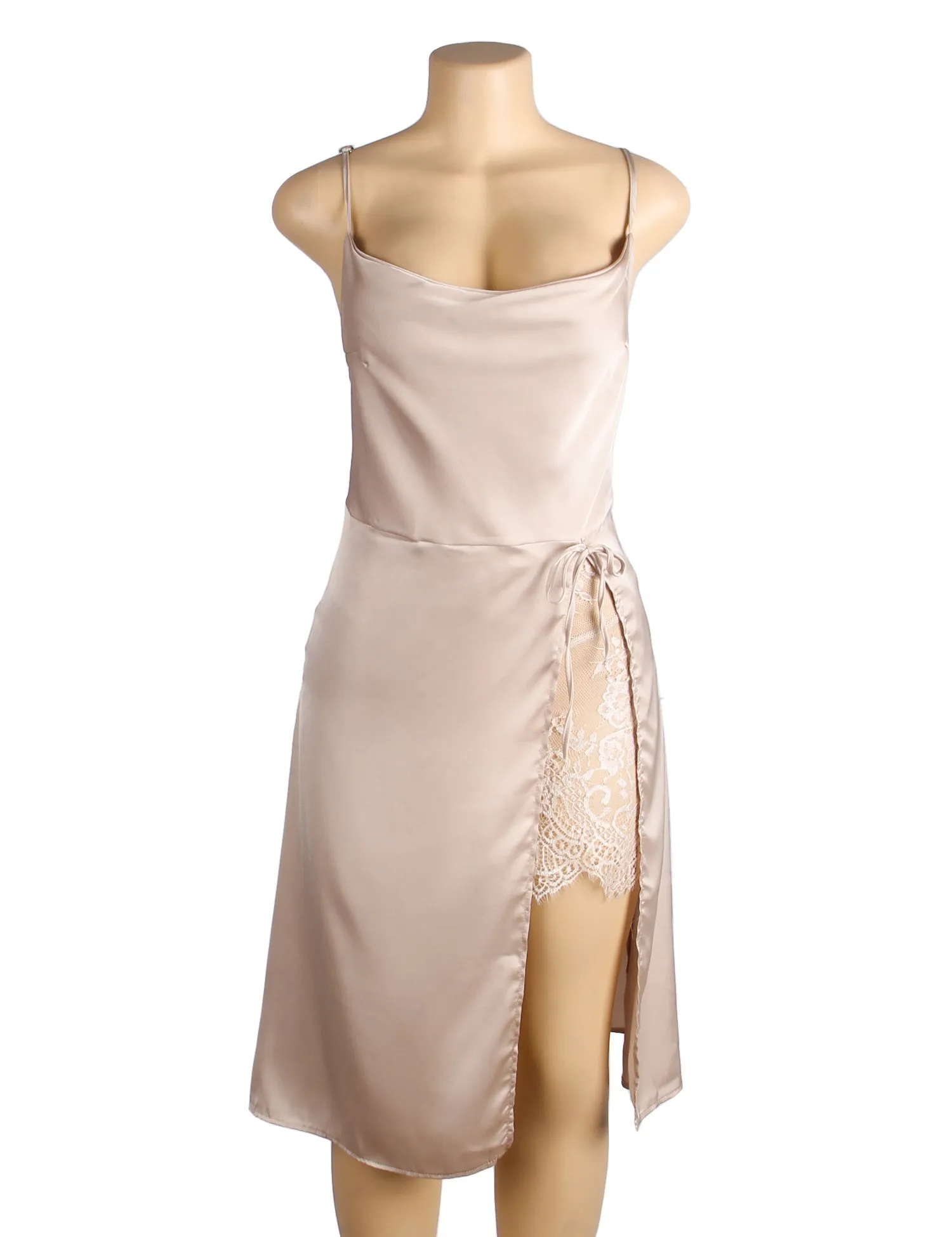 Sexy Egypt Split Backless Suspender Home Wear Nightdress