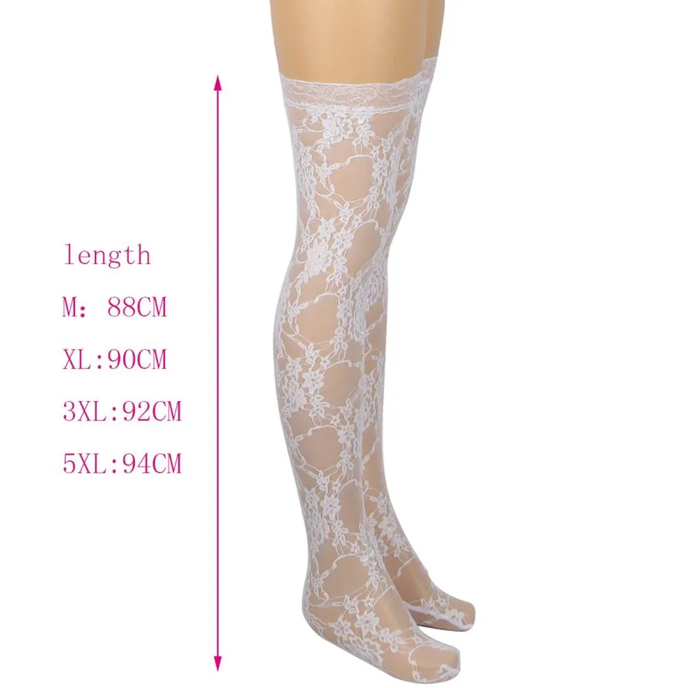 Sexy Lace Sleeveless See-Through Backless Deep V-Neck Bodysuit Egypt With Stocking