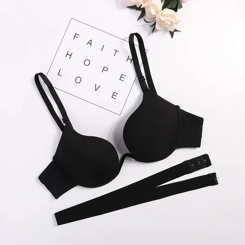 Sexy U Backless Push-Up Bra - Deep U Low Cut Intimates